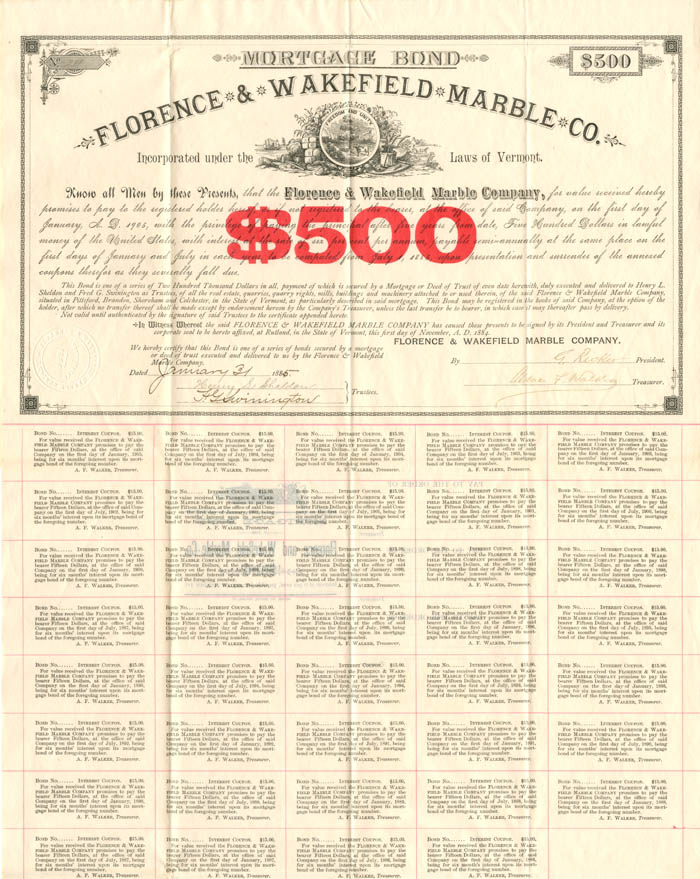Florence and Wakefield Marble Co.